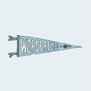 WordPress Pennant Decor